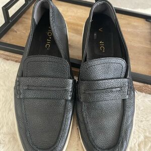 Vionic Black Loafers Slip-On Shoes with Classic Design